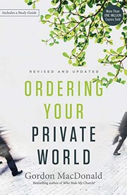 Cover of: Ordering Your Private World
