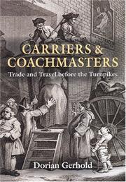 Cover of: Carariers and Coachmasters: Trade and Travel before the Turnpikes