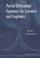 Cover of: Partial Differential Equations for Scientists and Engineers