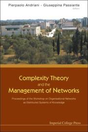 Cover of: Complexity Theory And The Management Of Networks | 