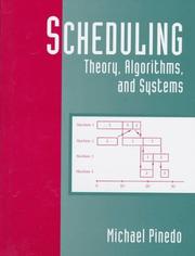 Cover of: Scheduling: theory, algorithms, and systems