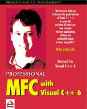 Cover of: Professional MFC with Visual C++ 6