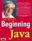 Cover of: Beginning Java