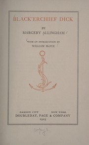 Cover of: Black'erchief Dick by Margery Allingham