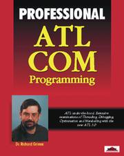 Cover of: Professional ATL COM programming by Richard Grimes