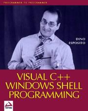 Cover of: Visual C++ Windows Shell Programming by Dino Esposito