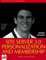 Cover of Site server 3.0