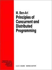 Cover of: Principles of concurrent and distributed programming