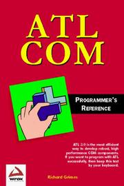 ATL COM programmer's reference by Richard Grimes
