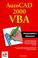 Cover of: AutoCAD 2000 VBA Programmers Reference