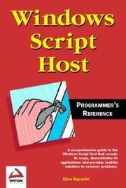 Cover of: Windows Script Host programmer's reference