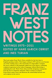 Cover of: Franz West: Notes