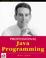 Cover of: Professional Java programming