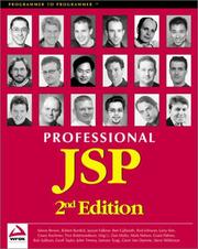 Cover of: Professional JSP 2nd Edition