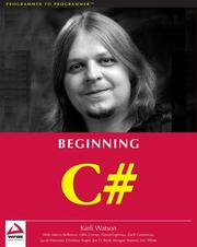 Cover of: Beginning C#  (Beta 2 Edition)
