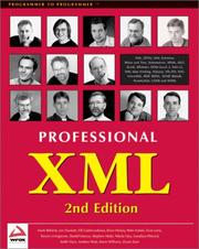 Cover of: Professional XML, 2nd Edition (Programmer to Programmer) by Mark Birbeck