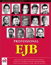 Professional EJB by Rahim Adatia