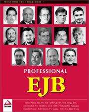 Cover of: Professional EJB by Rahim Adatia