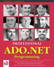 Cover of: Professional ADO.NET