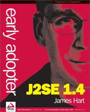 Cover of: Early Adopter J2SE 1.4