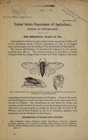 The periodical cicada in 1914 by United States. Bureau of Entomology