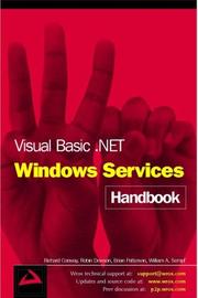 Cover of: Visual Basic .NET Windows Services Handbook