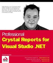 Professional Crystal Reports for Visual Studio .NET