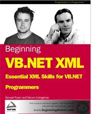 Cover of: Beginning VB.NET XML: Essential XML Skills for VB.NET Programmers