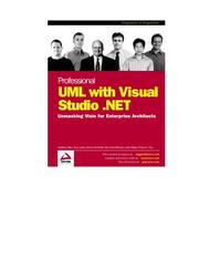Cover of: Professional UML with Visual Studio .NET