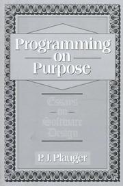 Cover of: Programming on Purpose by P. J. Plauger