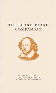 Cover of: The Shakespeare Companion