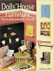 Cover of: Dolls' House Furniture: Easy-to-Make Projects in 1/12 Scale