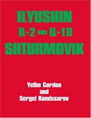Cover of: Illyushin I1-2 I1-10 Shturmovik by Yefim Gordon
