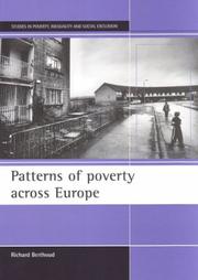 Cover of: Patterns of poverty across Europe