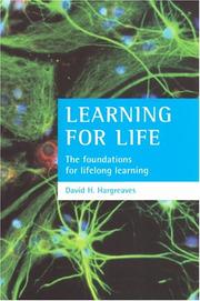 Cover of: Learning for Life | David H. Hargreaves