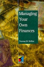 Cover of: Managing your own finances