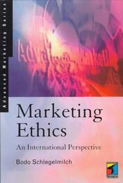Cover of: Marketing ethics: an international perspective