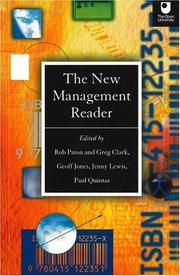 Cover of: The New Management Reader by Rob Paton, Greg Clark, Geoff Jones, Jenny Lewis, Paul Quintas