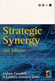 Cover of: Strategic Synergy
