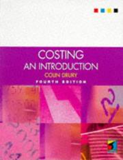 Cover of: Costing by Colin Drury, Colin Drury