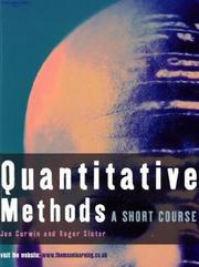 Cover of: Quantitative Methods: A Short Course