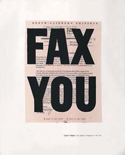 Cover of: Fax You: Urgent Images