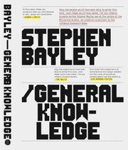 Cover of: General Knowledge by Stephen Bayley