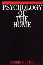 Psychology of the home by Barrie Gunter