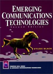Cover of: Emerging communications technologies | Uyless D. Black