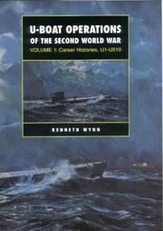 Cover of: U-boat Operations of World War II by Kenneth G. Wynn