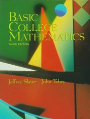 Cover of: Basic college mathematics