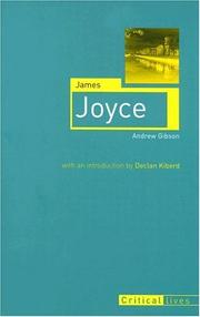 Cover of: James Joyce by Andrew Gibson