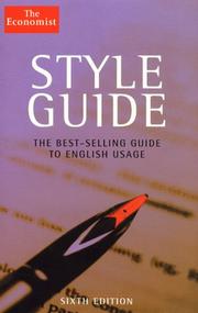 Cover of: "Economist" Style Guide (Economist)