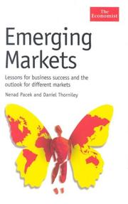 Cover of: Emerging Markets by Nenad Pacek, Danny Thorniley